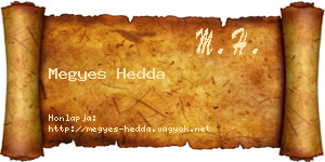 Megyes Hedda névjegykártya